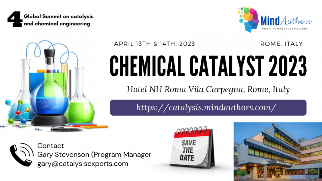 4th Global Summit on catalysis and chemical engineering The BioCalendar