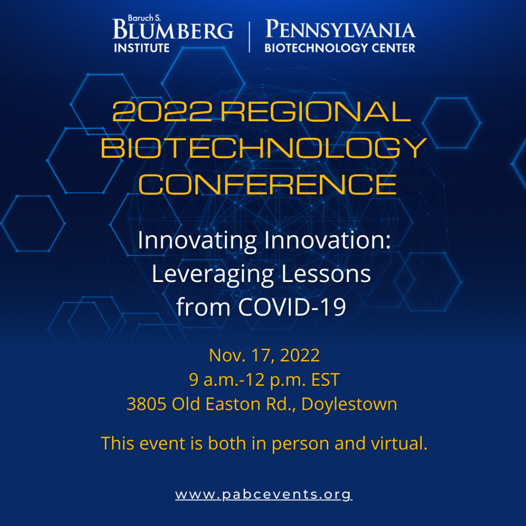 22nd Annual Regional Biotechnology Conference sponsored by the